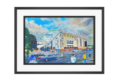 Elland Road Stadium 'Going to the Match' Fine Art Print - Leeds United FC